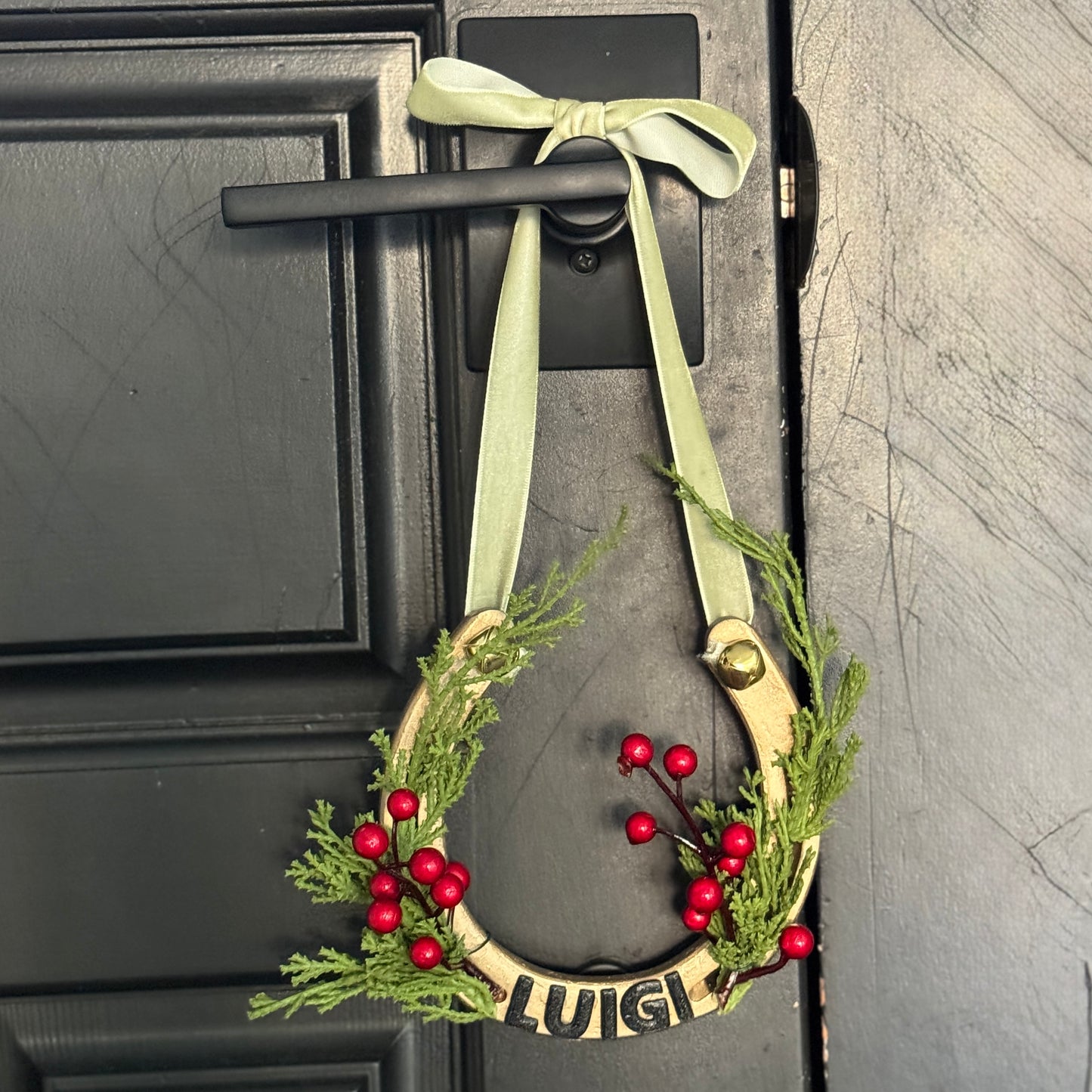 Personalized Horseshoe Ornament