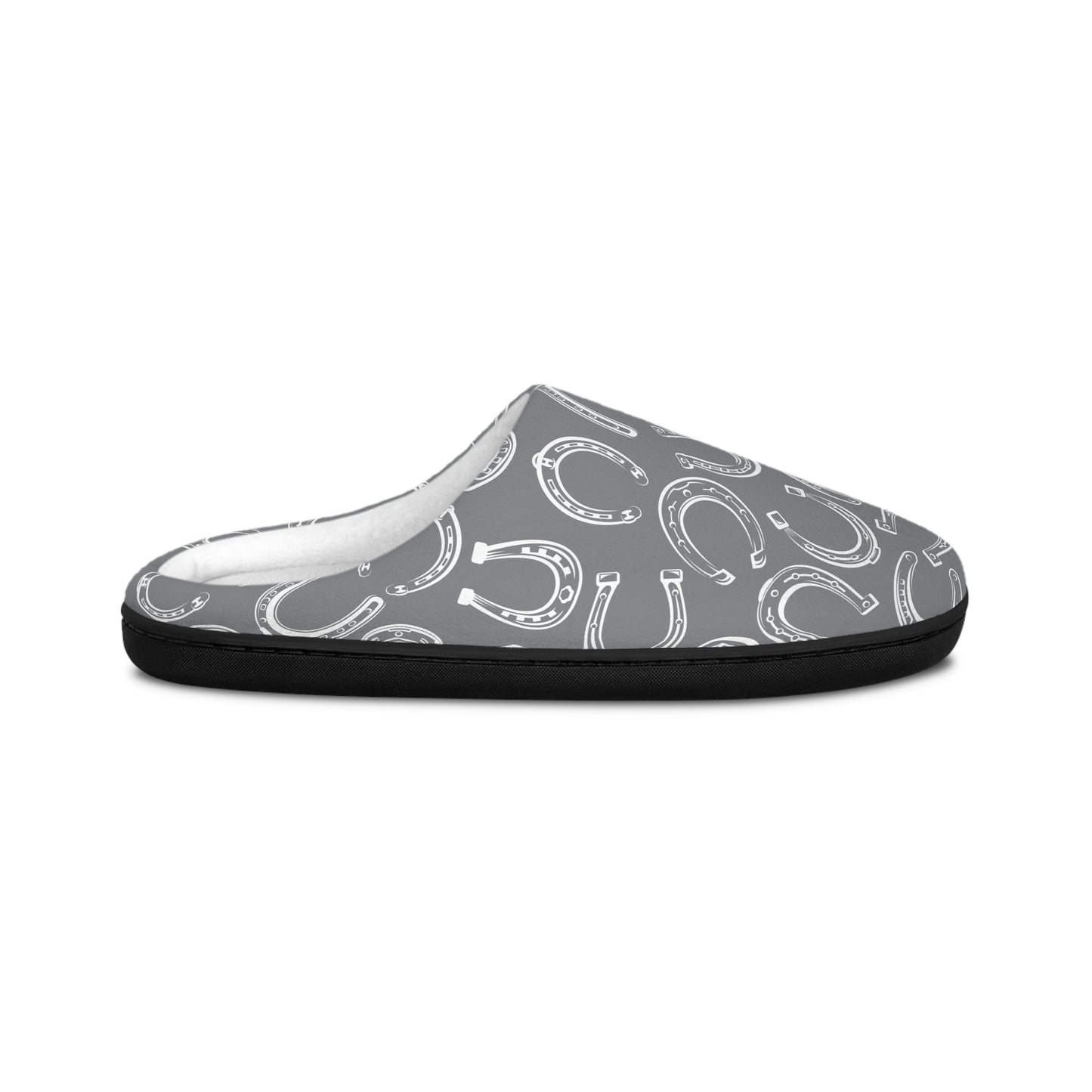 Horseshoe Indoor Slippers | Grey