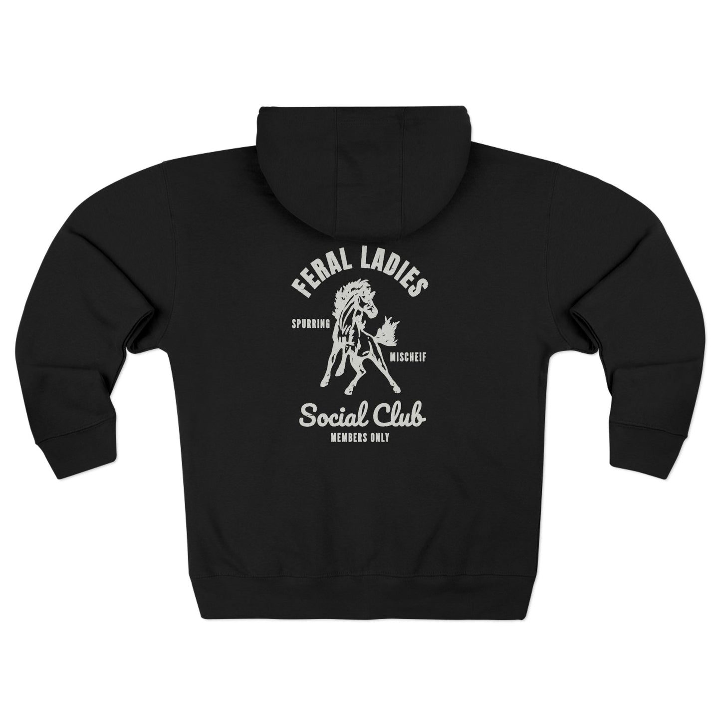 Feral Ladies Social Club Zip Hoodie