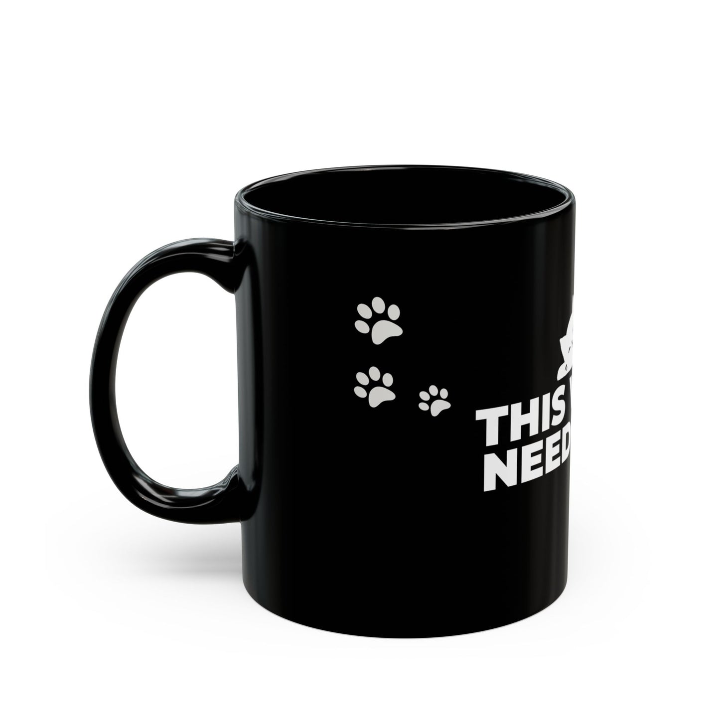 Sleepy Cat Vet Mug  | Black  [This Vet Needs A Nap]