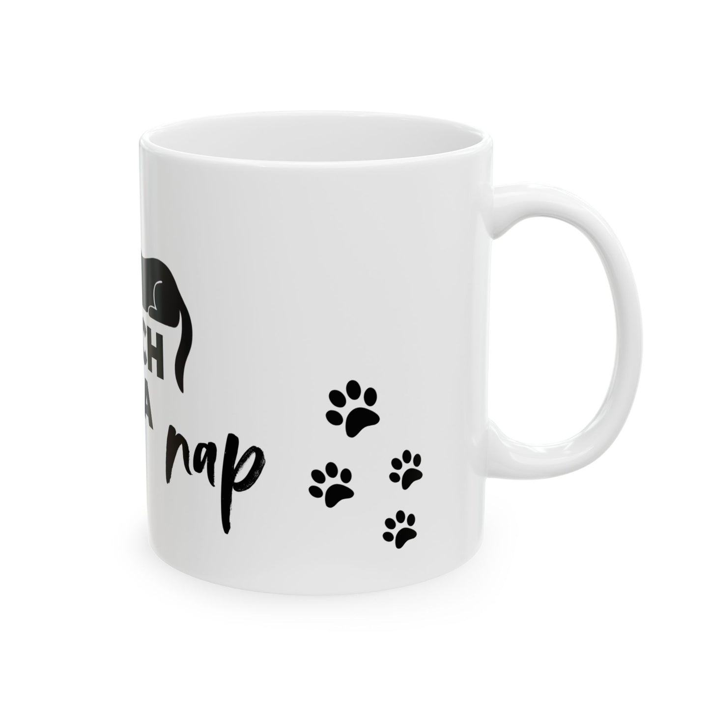 Sleepy Dog Vet Tech Mug | White [This Vet Tech Needs A Nap]