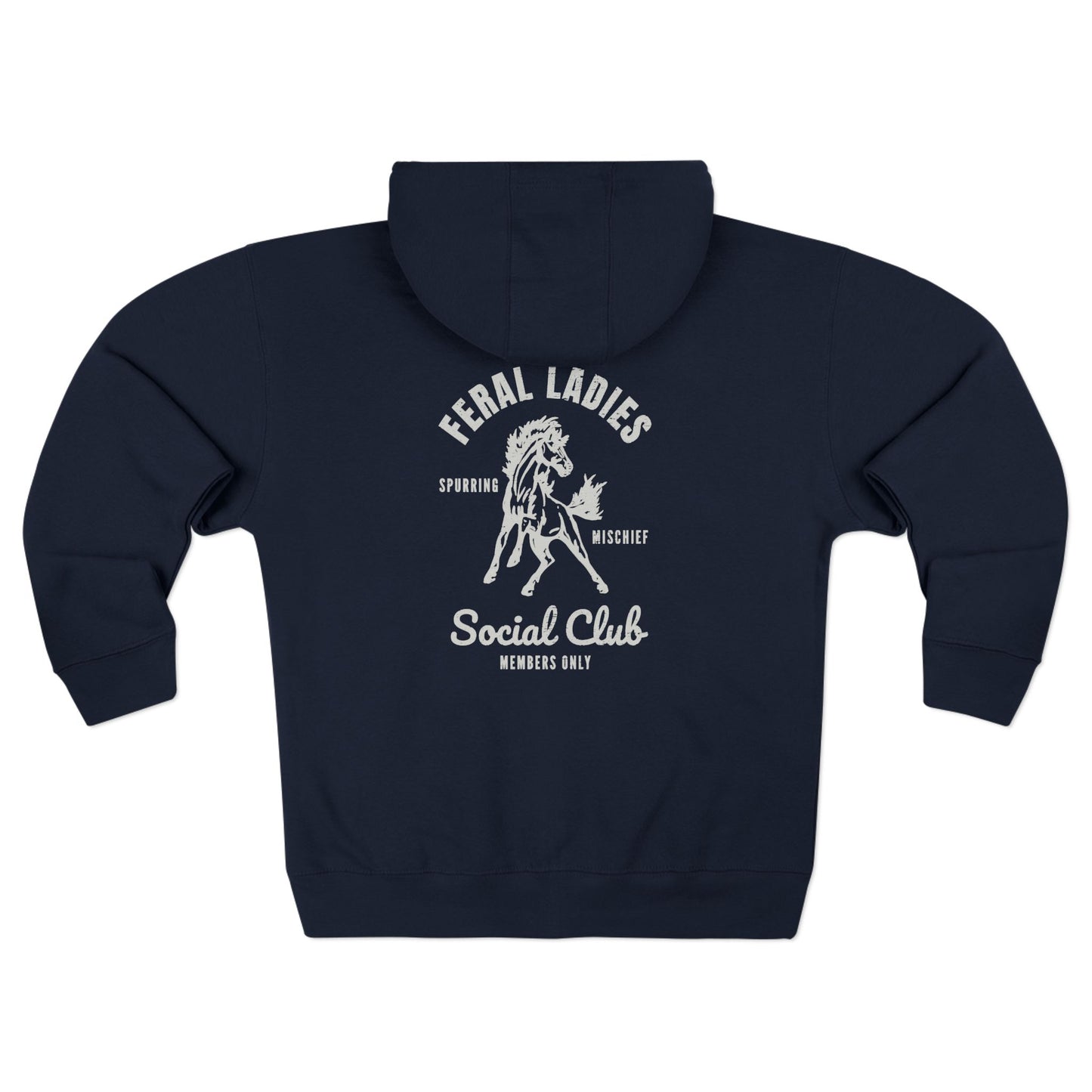 Feral Ladies Social Club Zip Hoodie