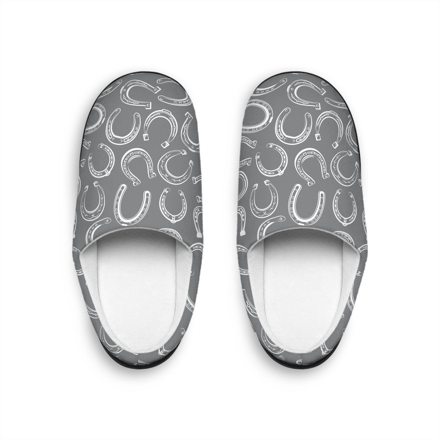 Horseshoe Indoor Slippers | Grey