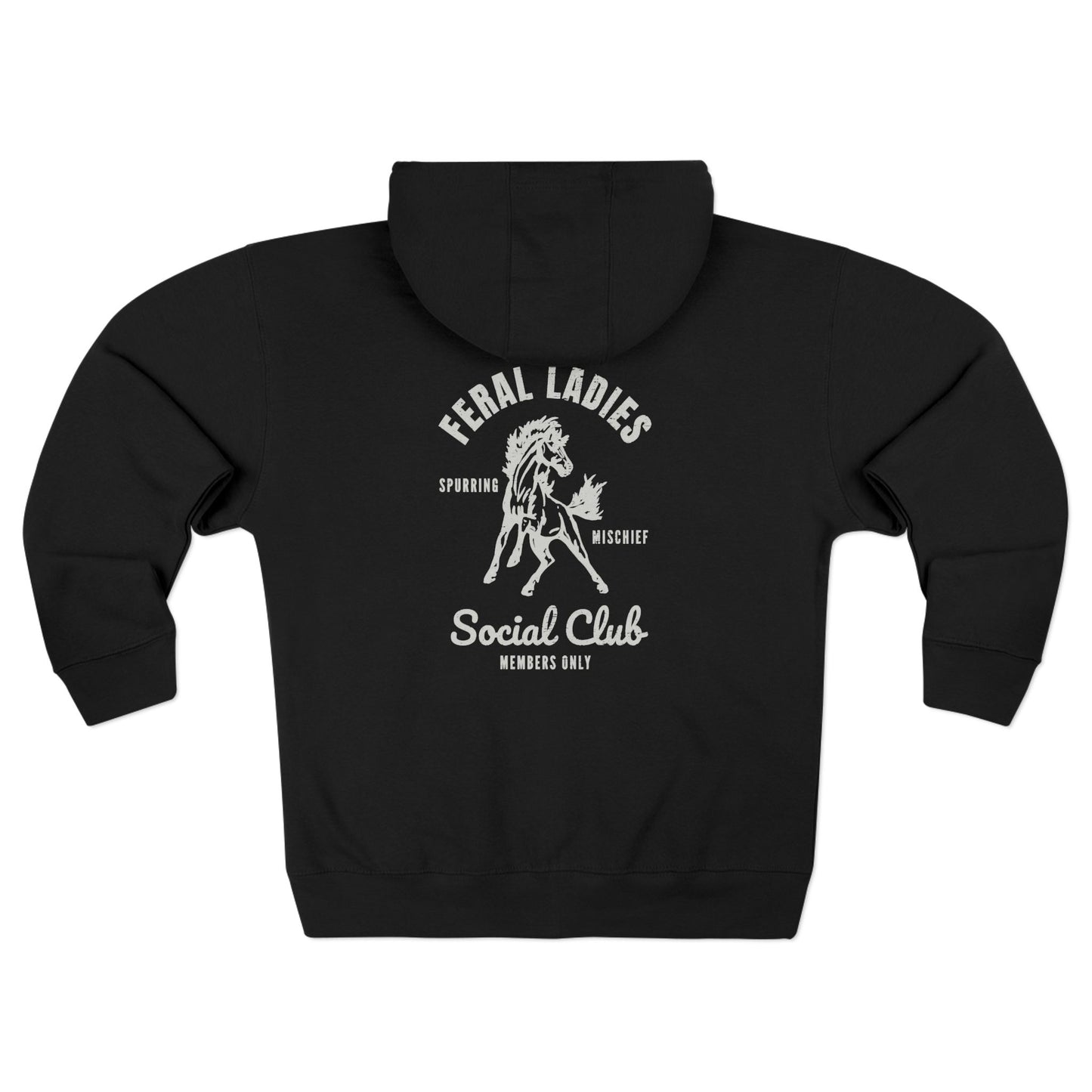 Feral Ladies Social Club Zip Hoodie