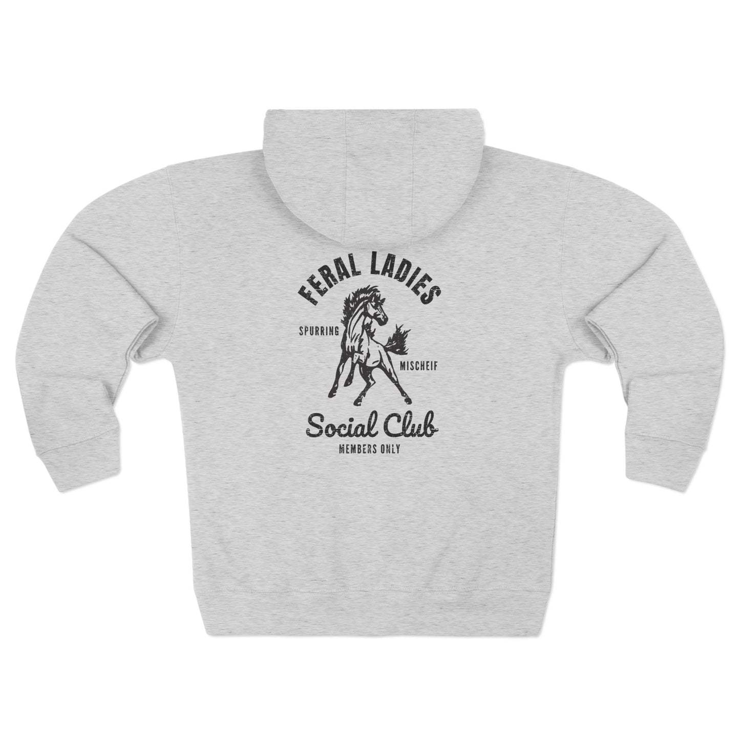 Feral Ladies Social Club Zip Hoodie