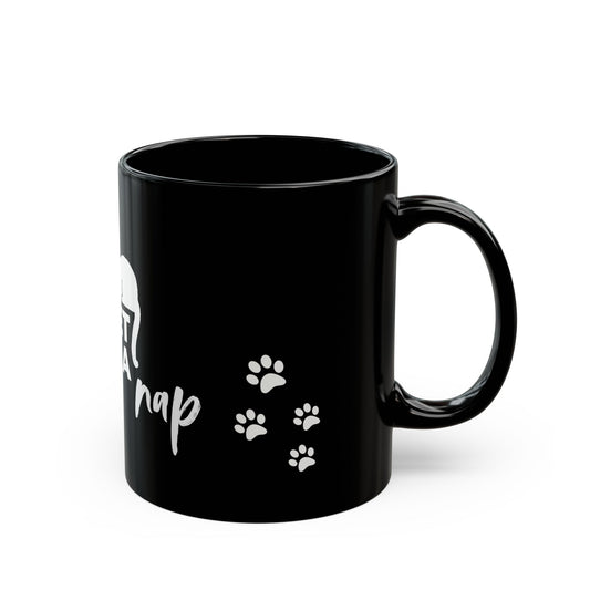 Sleepy Cat Vet Mug  | Black  [This Vet Needs A Nap]