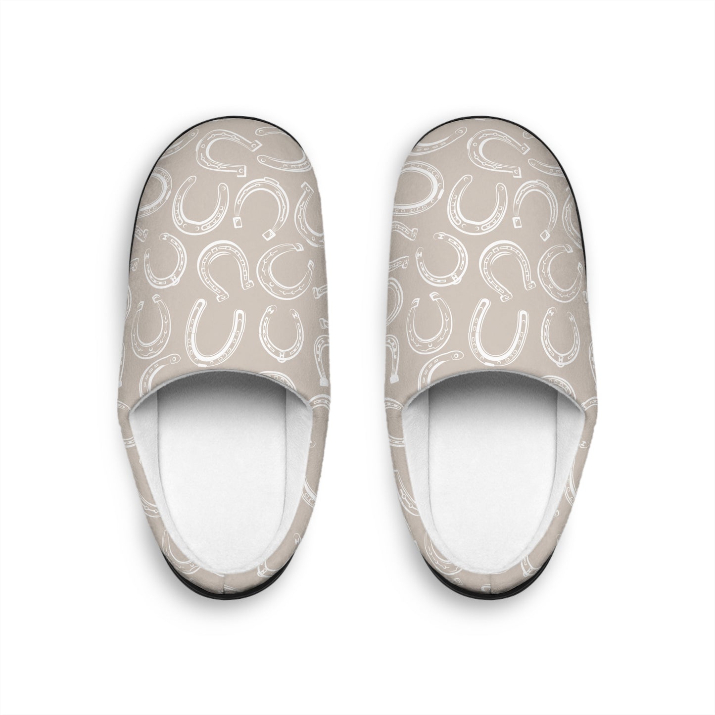 Horseshoe Indoor Slippers | Tan