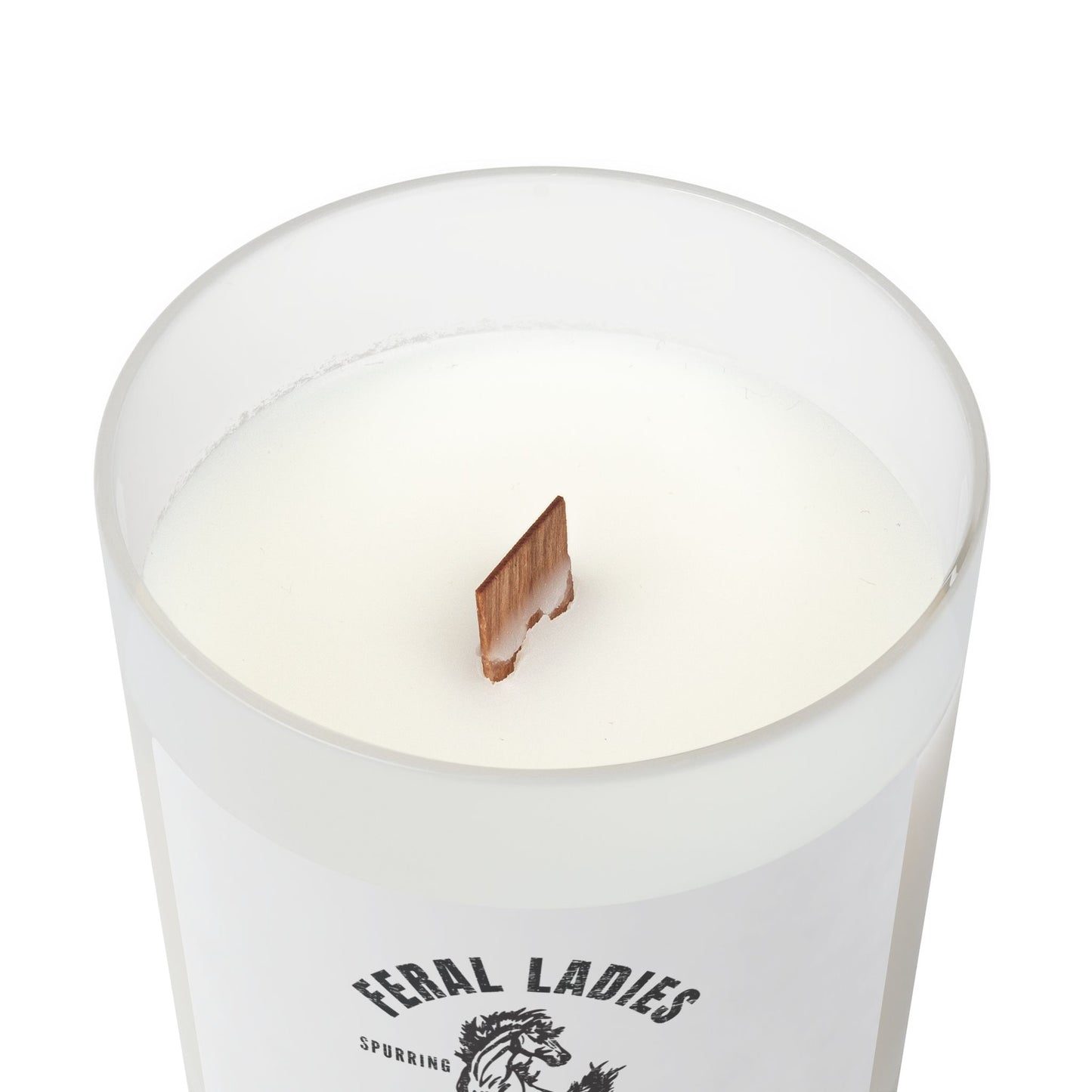 Feral Ladies Social Club Candle, 11oz Frosted Glass Candle