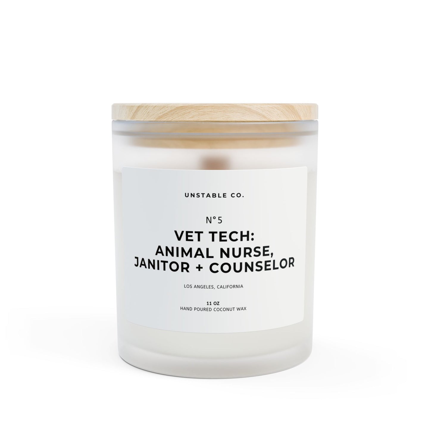 Vet Tech: Animal Nurse, janitor + counselor Candle