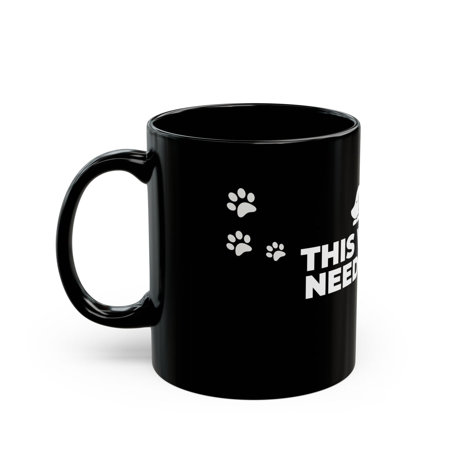 Sleepy Dog Vet Mug  | Black  [This Vet Needs A Nap]