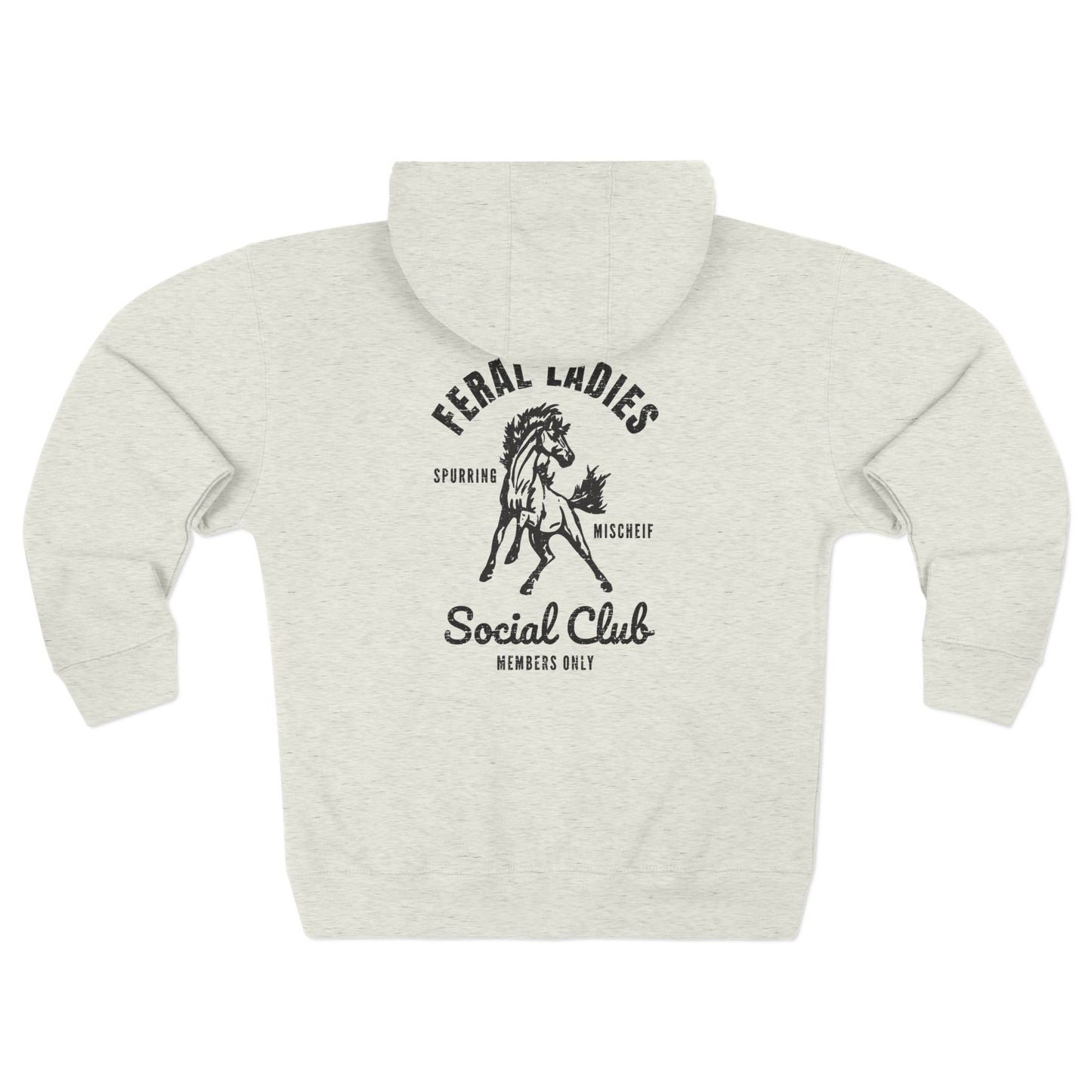 Feral Ladies Social Club Zip Hoodie