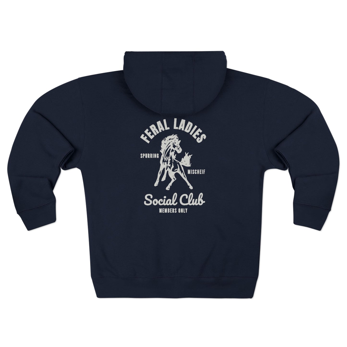 Feral Ladies Social Club Zip Hoodie