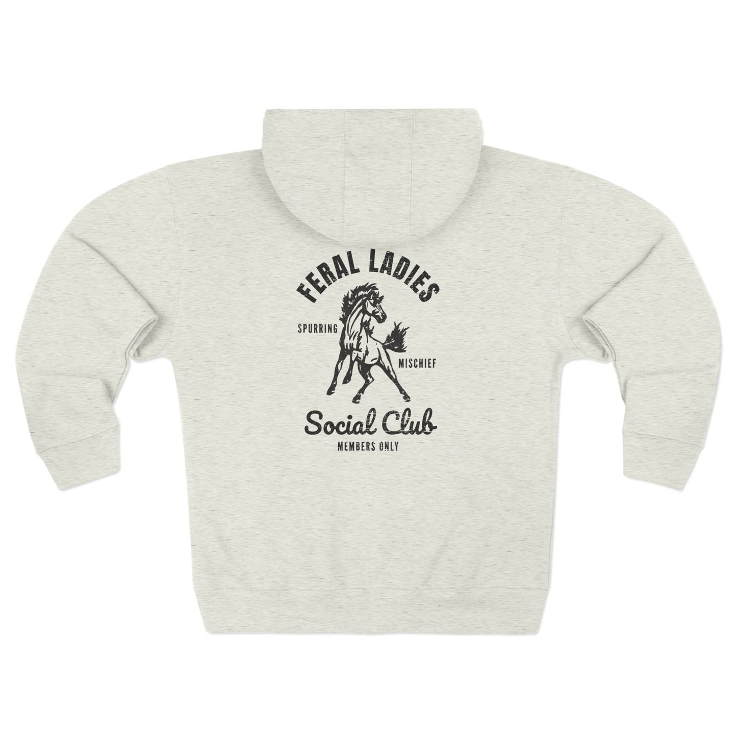 Feral Ladies Social Club Zip Hoodie