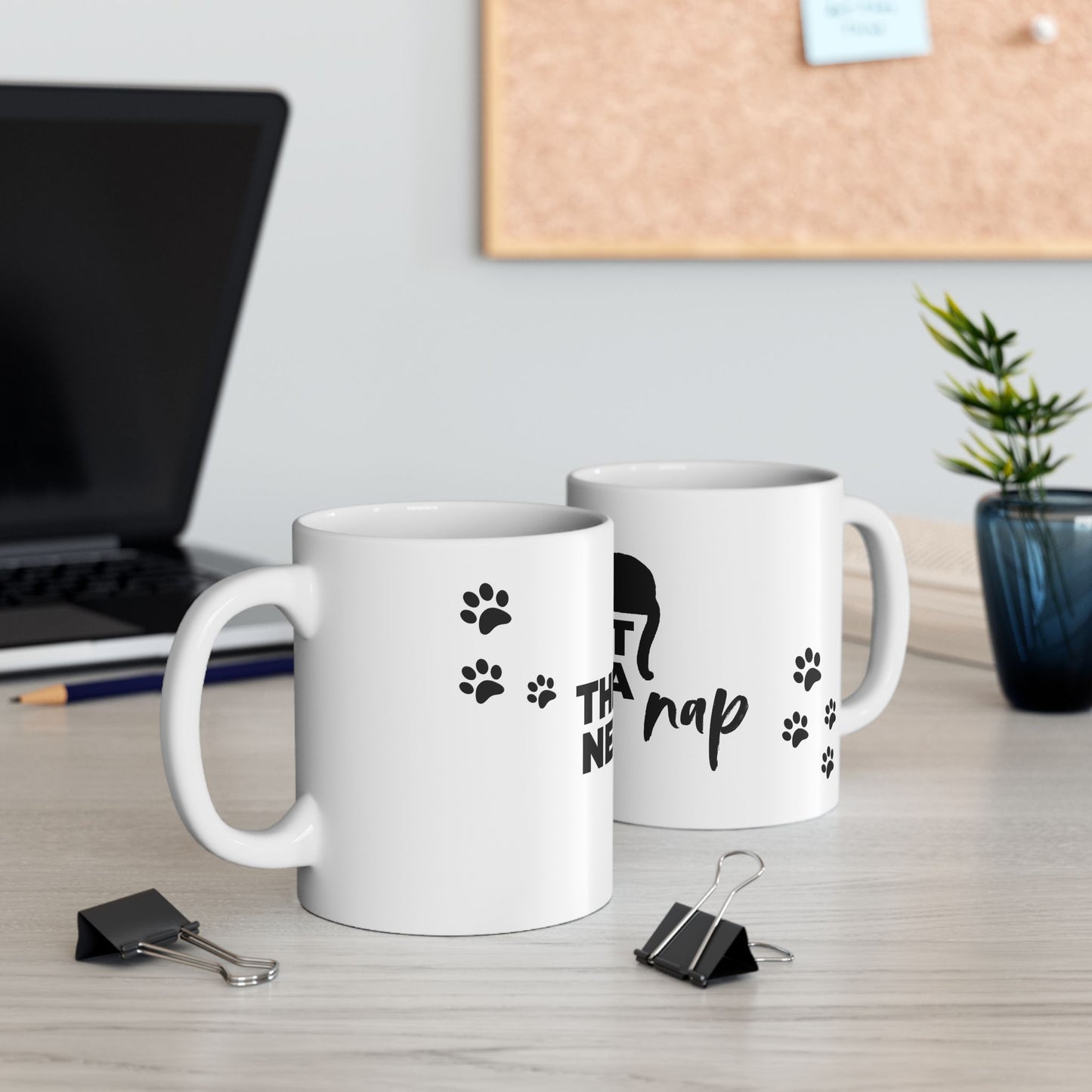 Sleepy Cat Vet Mug | White [This Vet Needs A Nap]