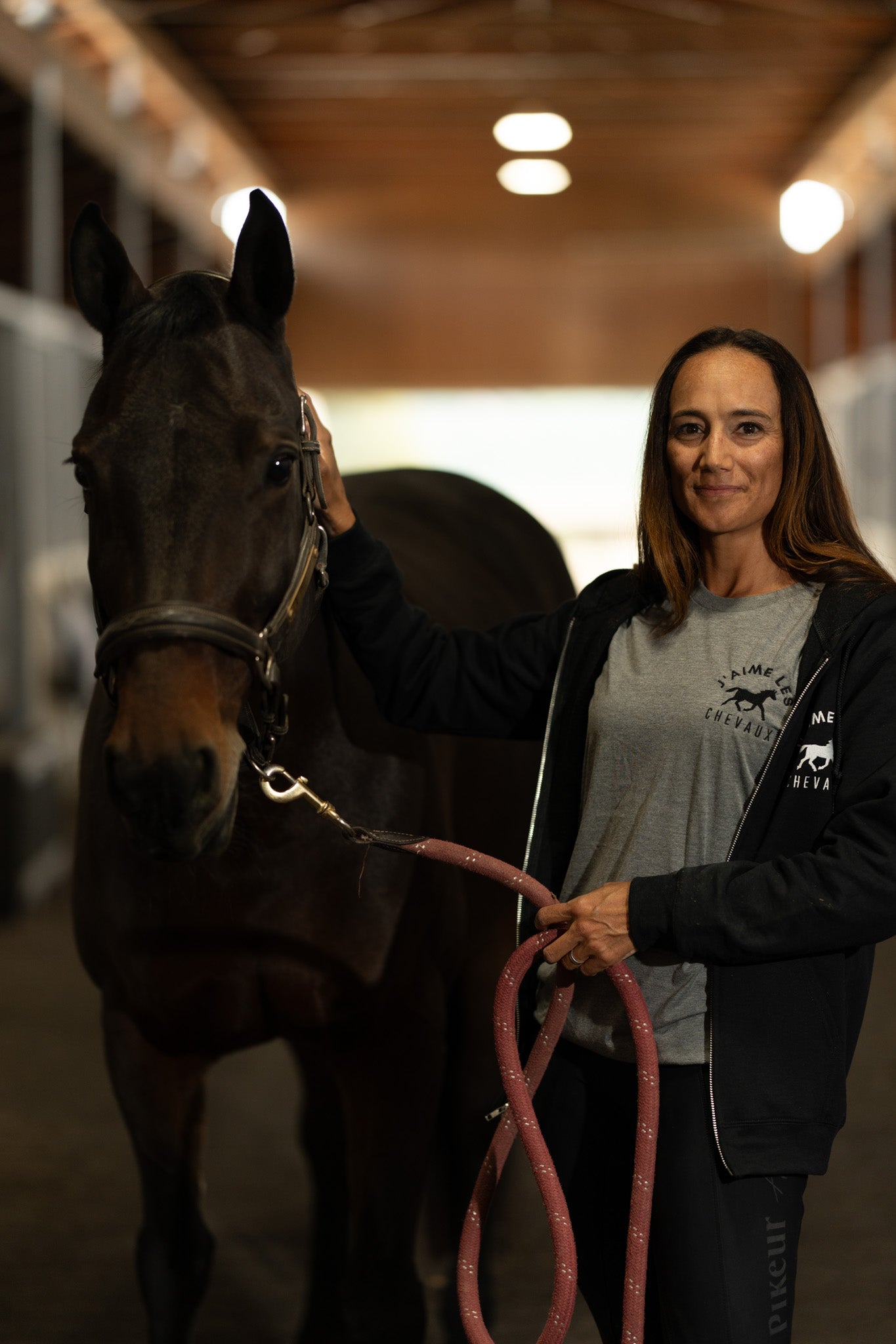 I Love Horses (In French) T-shirt (Light Colors)  | j'adore les chevaux