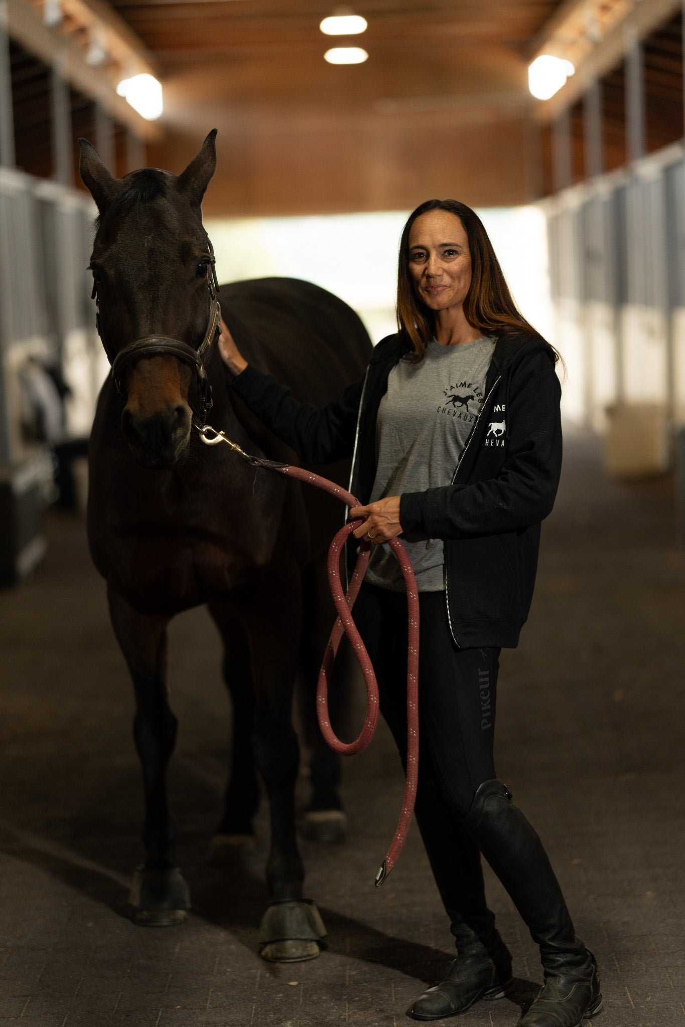 I Love Horses (In French) T-shirt (Light Colors)  | j'adore les chevaux