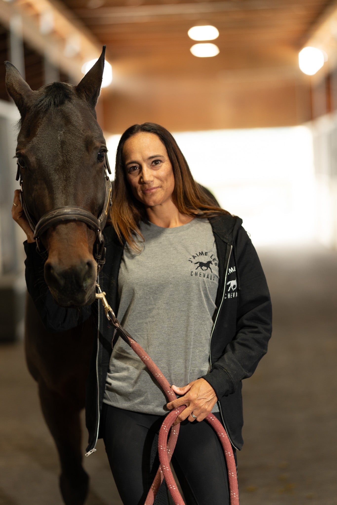 I Love Horses (In French) T-shirt (Light Colors)  | j'adore les chevaux