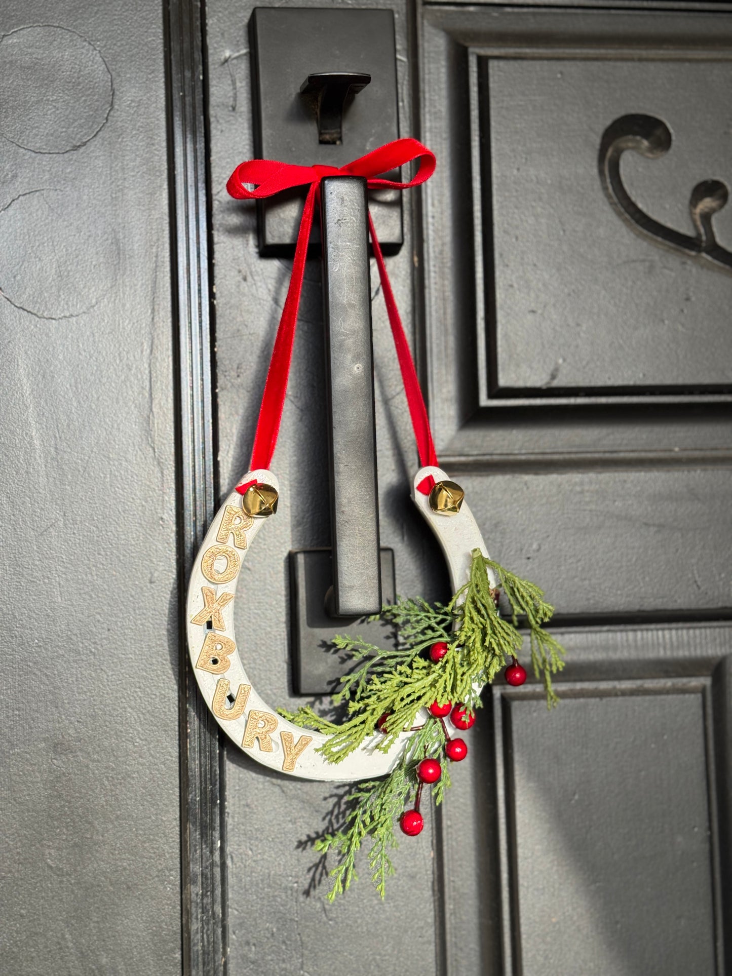 Personalized Horseshoe Ornament