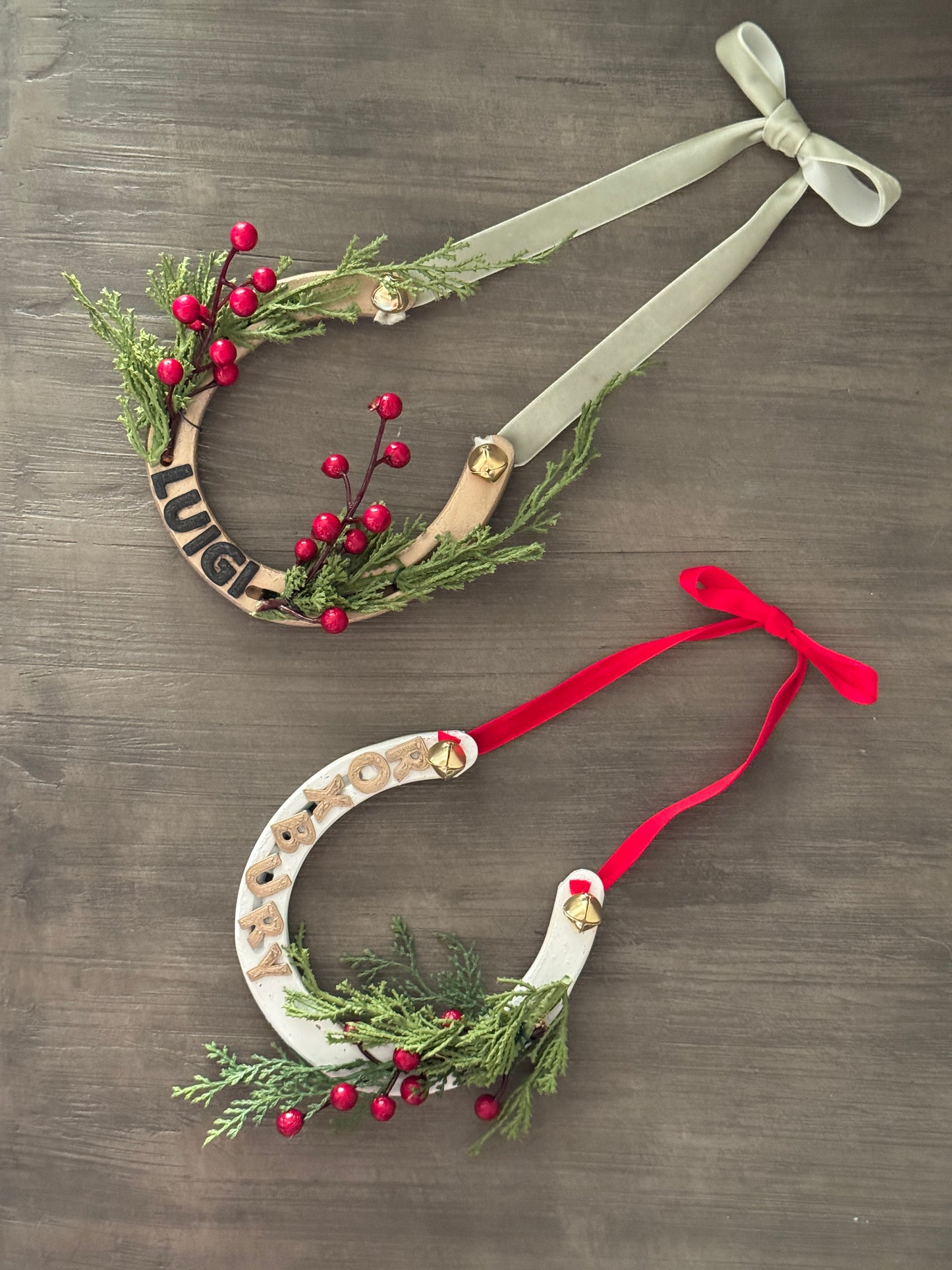 Personalized Horseshoe Ornament