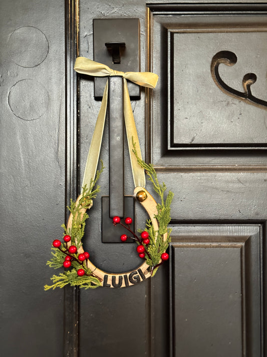 Personalized Horseshoe Ornament